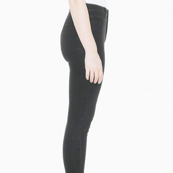 Original Skinny High Waist 10 in Pencil Jeans NWOT - 25 Black/Dark Grey - Picture 3 of 7